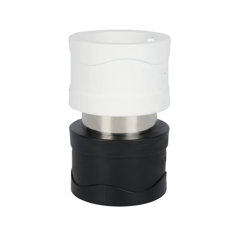 PPR to HDPE Stainless Steel Threaded Transition Fitting