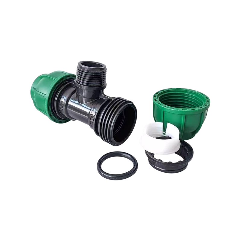PP Push-Fit Male Threaded Tee
