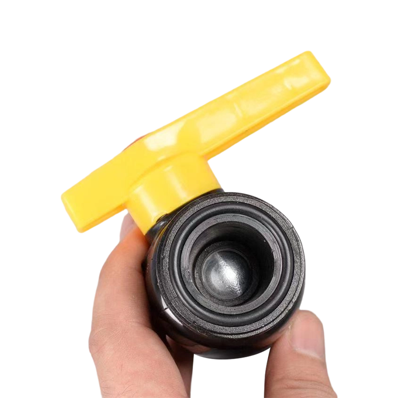 HDPE Double Union Steel Core Ball Valve