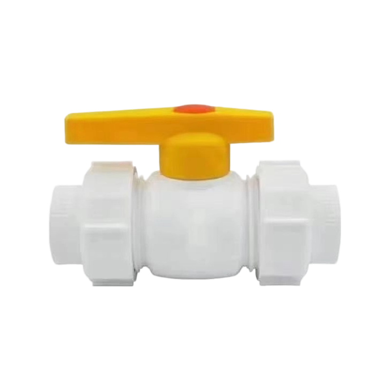 PPR Double Union Steel Core Ball Valve