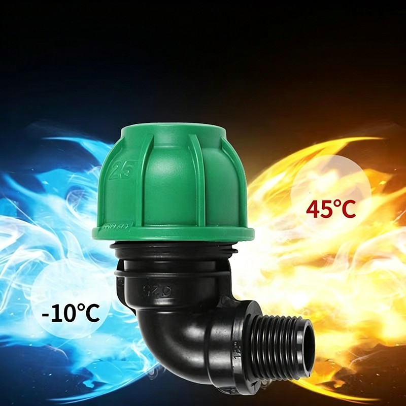 PP Push-Fit Male Threaded Elbow